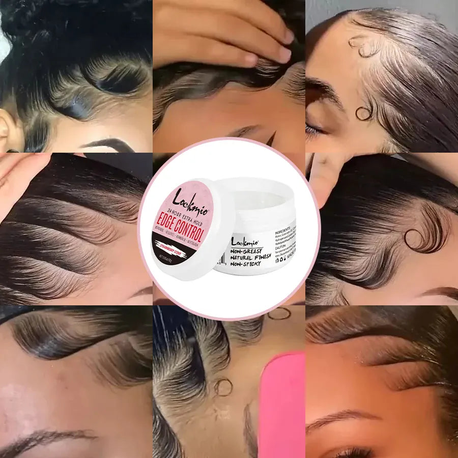 Control Flyaway Hair Gel Edge Control Styling Wax Women for All Hairstyles Small Travel Size Wax Cream & Hairline Finishing Tool