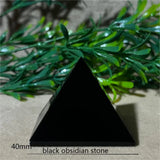 Crystal Natural Pyramid Stone Quartz Stone Amethyst Smelting Healing Spiritual Carving Mineral Home DecorationGemstones