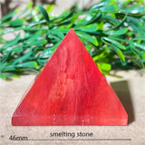 Crystal Natural Pyramid Stone Quartz Stone Amethyst Smelting Healing Spiritual Carving Mineral Home DecorationGemstones