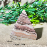 Crystal Natural Pyramid Stone Quartz Stone Amethyst Smelting Healing Spiritual Carving Mineral Home DecorationGemstones