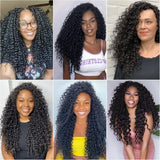 Curly Crochet Hair GoGo Curl Crochet Hair for Women Natural Black Deep Wave Braiding Hair, Synthetic Bohemian Crochet Braid