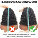 Curly Highlight Bob Wig Human Hair Deep Wave 4x4 HD Lace Front Wigs Colored Pre Plucked Wear And Go Glueless  Human Hair For Black Women
