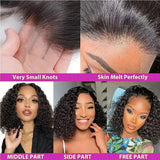 Curly Short Bob Wig Human Hair 13x4 Deep Wave Lace Front Wigs Human Hair Curly Wigs for Black Women Short Bob Wigs Wet and Wavy 4x4 Lace Closure Bob Wig Natural Hairline 250% Density