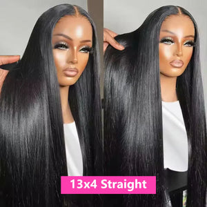 (Danielle) Straight Brazilian Human Hair 13x4 13x6 4x4 360 Lace Frontal Wig Pre-Plucked Natural Hairline