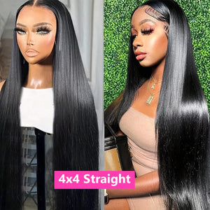 (Danielle) Straight Brazilian Human Hair 13x4 13x6 4x4 360 Lace Frontal Wig Pre-Plucked Natural Hairline