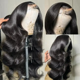 Density Body Wave Lace Front Wigs 13x4 13x6 40 Inch 5x5 Lace Closure Wig Gluless Transparent Human Hair Lace Frontal Wig Sale