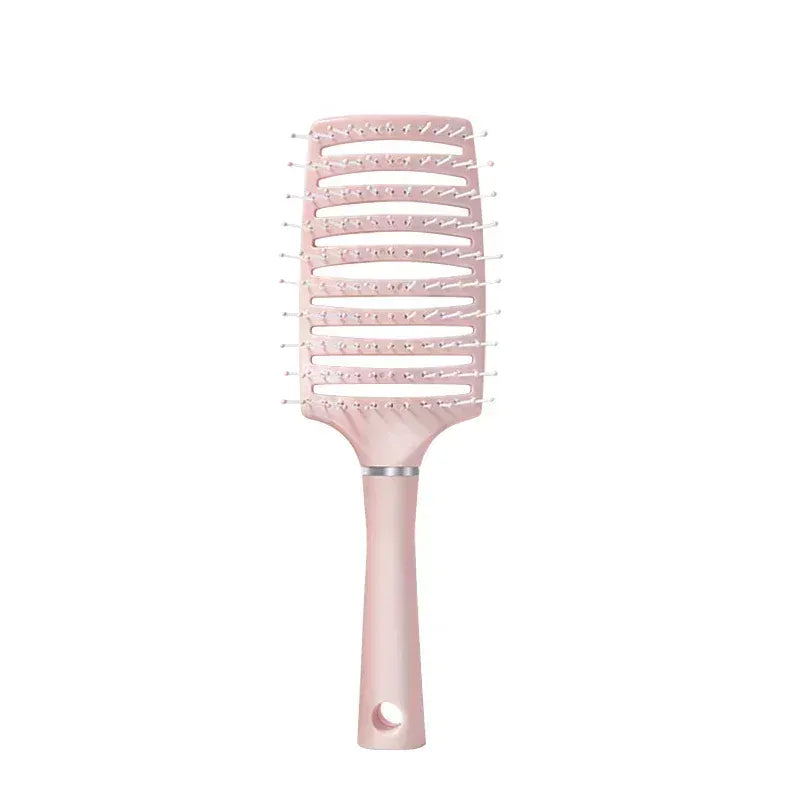 Detangling Hair Brush Hollow Scalp Massage Comb Hairdressing Wide Tooth Hair Comb Wet Curly Massage Brush Barber Styling Tools