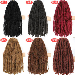 Distressed Butterfly Locs Crochet Hair Messy Faux Locs Braiding Hair Extensions (18" 24" 36" Inches)