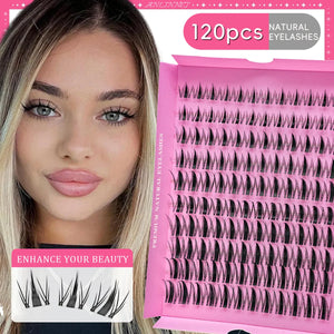 DIY Clusters Lash 10-18mm(Mix) Fluffy Lash Clusters for Self Application Makeup Individual Eyelash Extensions Natural Look