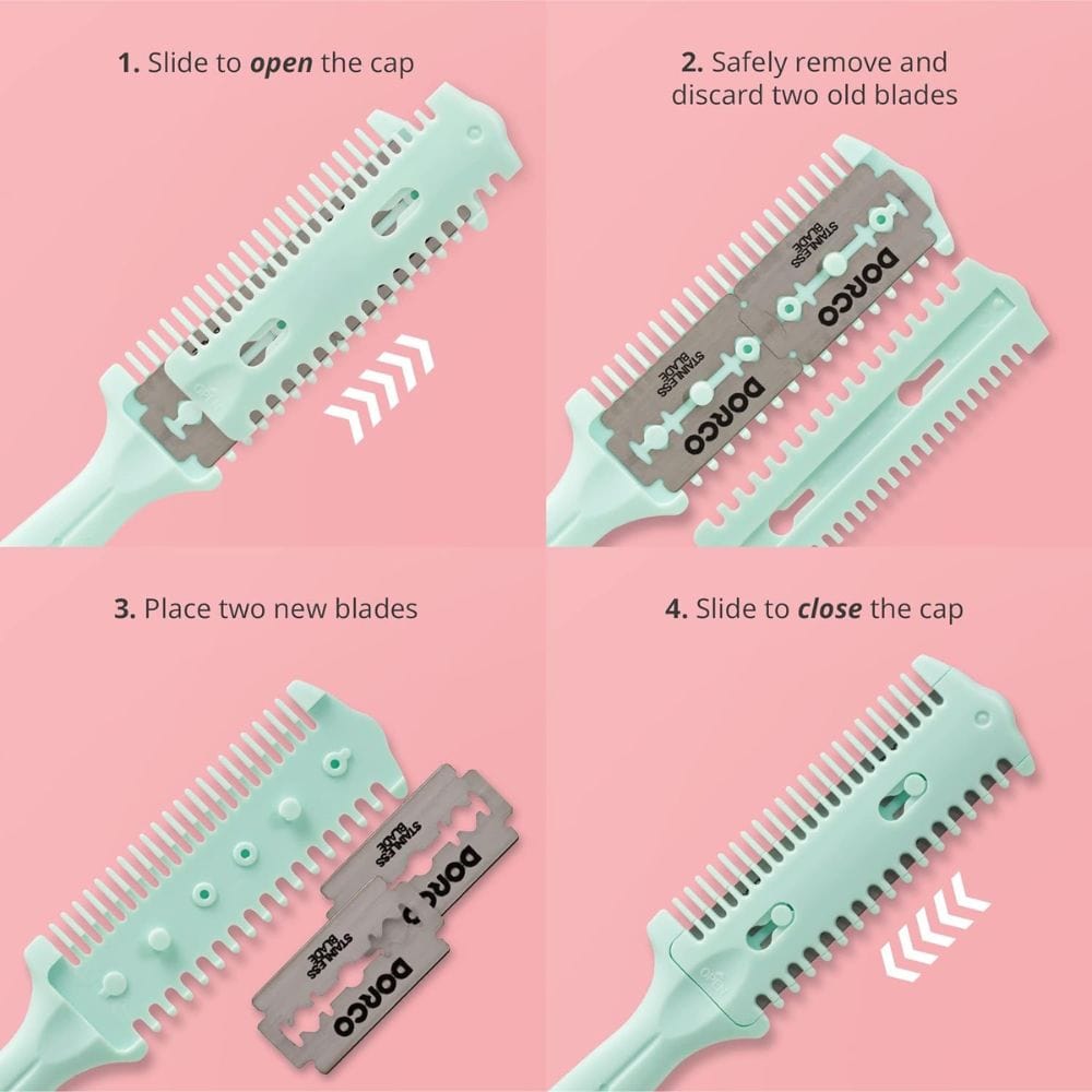 Dorco Tinkle Hair Cutter Razor Comb (HC-0002)