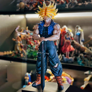 Dragon Ball Z Future Trunks Action Figure, 25cm PVC Collectible Statue Model