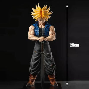 Dragon Ball Z Future Trunks Action Figure, 25cm PVC Collectible Statue Model