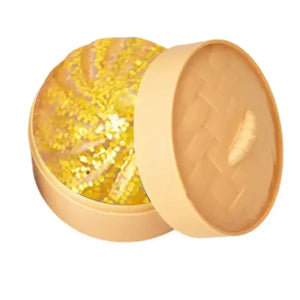 Dumpling Squishy Toy with Bamboo Steamer Box, Soft Slow Rising Sensory Stress Relief Squeeze Toy