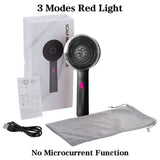 Electric Micro-current Massage Comb 660nm Red Light Hair Care Comb Kneading Relax Head Scalp Massager Blood Circulation
