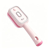 Electric Spray Hair Brush 2-In-1 Misting Hair Brush with Water Spray Reduce Frizz Anti-Static Retractable Steam Massage Comb