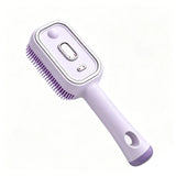 Electric Spray Hair Brush 2-In-1 Misting Hair Brush with Water Spray Reduce Frizz Anti-Static Retractable Steam Massage Comb
