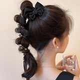 Exquisite bow, spiral telephone line, hair loop, cute pearl bubble braid, headband, ponytail, braided hair cord, headband access