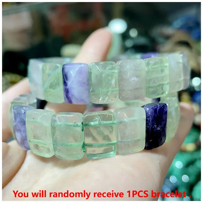 Classic elastic bracelet with natural Persian Gulf sun stone for men and women, suitable for yoga and sports outfits