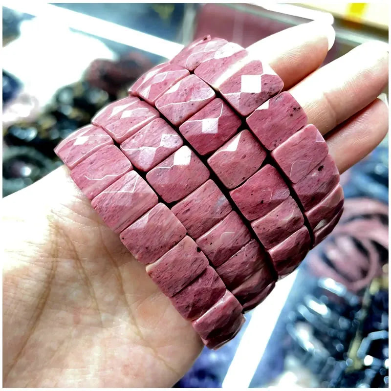 Classic elastic bracelet with Persian Gulf sun stone, natural stone jewelry for men and women, HSF brand