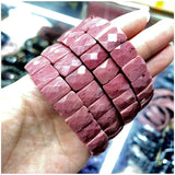 Classic elastic bracelet with Persian Gulf sun stone, natural stone jewelry for men and women, HSF brand