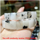 Classic elastic bracelet with natural Persian Gulf sun stone for men and women, suitable for yoga and sport jewelry