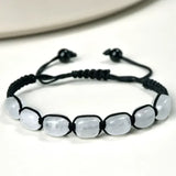 Fashion Irregular Stone Chakra Bracelet Yoga Meditation Relax Anxiety Bangle Healing Crystals Bracelet for Women
