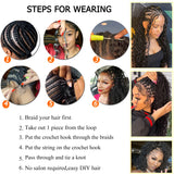 Fayniss Burmese Curly  Boho Braids Crochet Human Hair Extensions 120g  Pre-Separated Miracle Knots Feather Hair 100% Human Hair