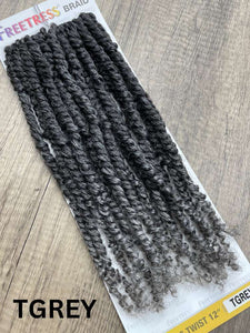Freetress Braid Crochet Hair - 2x Spring Twist 12