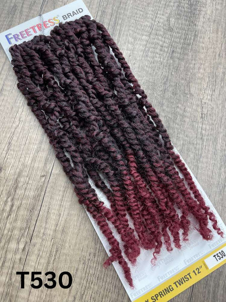 Freetress Braid Crochet Hair - 2x Spring Twist 12