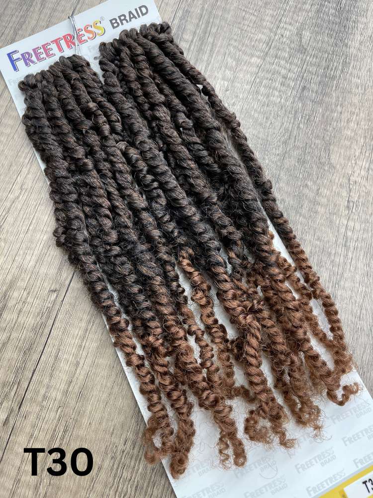 Freetress Braid Crochet Hair - 2x Spring Twist 12"