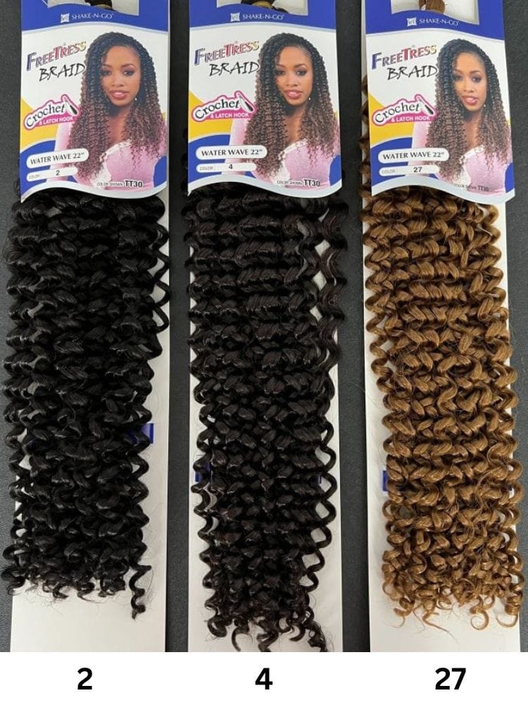 Freetress Braid Crochet Hair - Water Wave Bulk 22