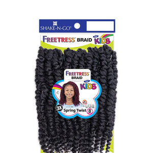 FreeTress Crochet Braid - 3X Kids Spring Twist 8"