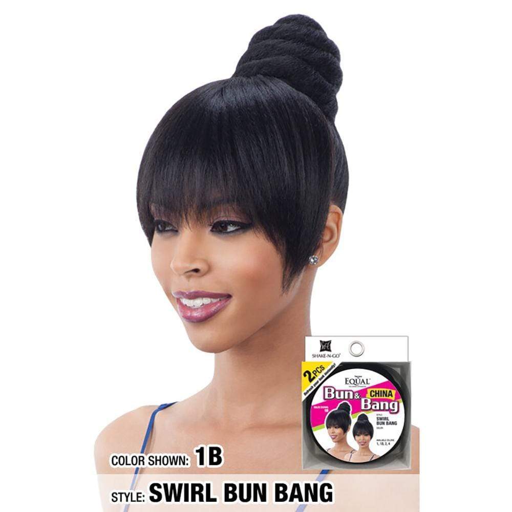 Freetress Equal Bun & Bang 2PCS - Swirl Bun Bang