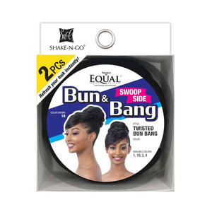 Freetress Equal Bun & Bang 2PCS - Twisted Bun Bang