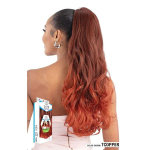 FreeTress Equal Lite Drawstring Ponytail - Glam Swirl 22"