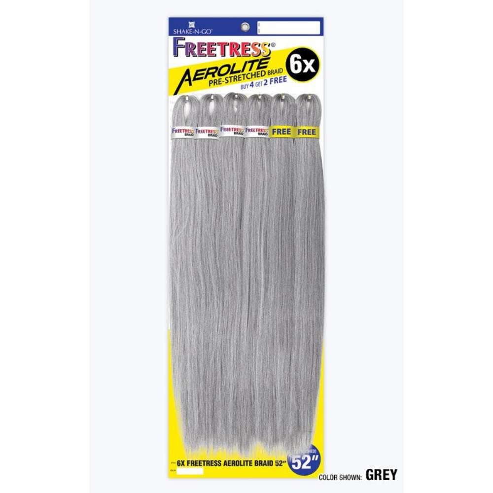 Freetress Pre-Stretched Braiding Hair - 6X Aerolite Braid 52"