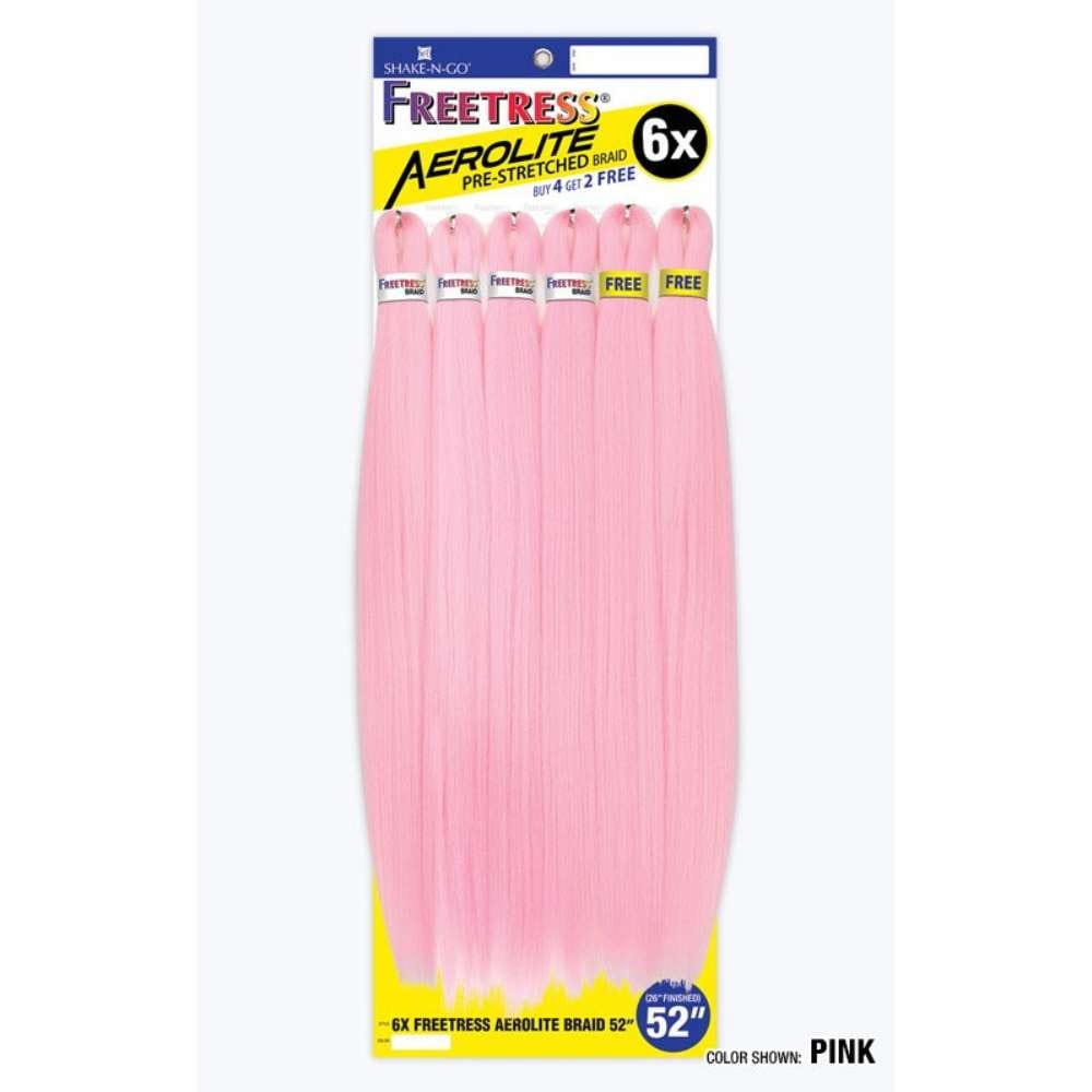 Freetress Pre-Stretched Braiding Hair - 6X Aerolite Braid 52"