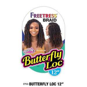 FreeTress Crochet Hair - Butterfly Locs 12"