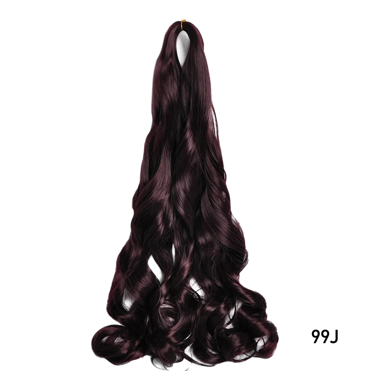 French Curls Braiding Hair Extensions Synthetic Hair Loose Wave Spiral Curl Braids High Temperature Ombre Pre Stretched Hair