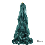 French Curls Braiding Hair Extensions Synthetic Hair Loose Wave Spiral Curl Braids High Temperature Ombre Pre Stretched Hair