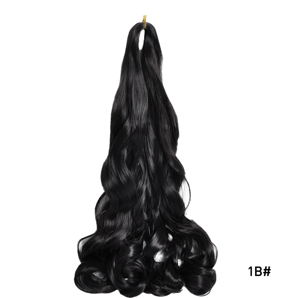 French Curls Braiding Hair Extensions Synthetic Hair Loose Wave Spiral Curl Braids High Temperature Ombre Pre Stretched Hair