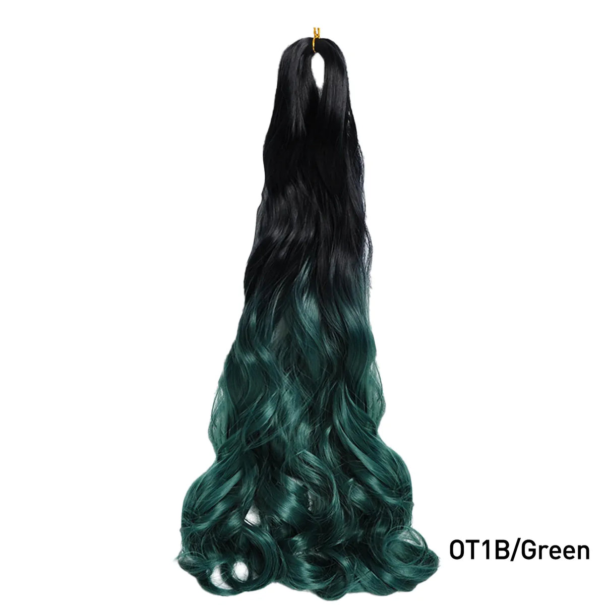 French Curls Braiding Hair Extensions Synthetic Hair Loose Wave Spiral Curl Braids High Temperature Ombre Pre Stretched Hair