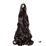 French Curls Braiding Hair Extensions Synthetic Hair Loose Wave Spiral Curl Braids High Temperature Ombre Pre Stretched Hair