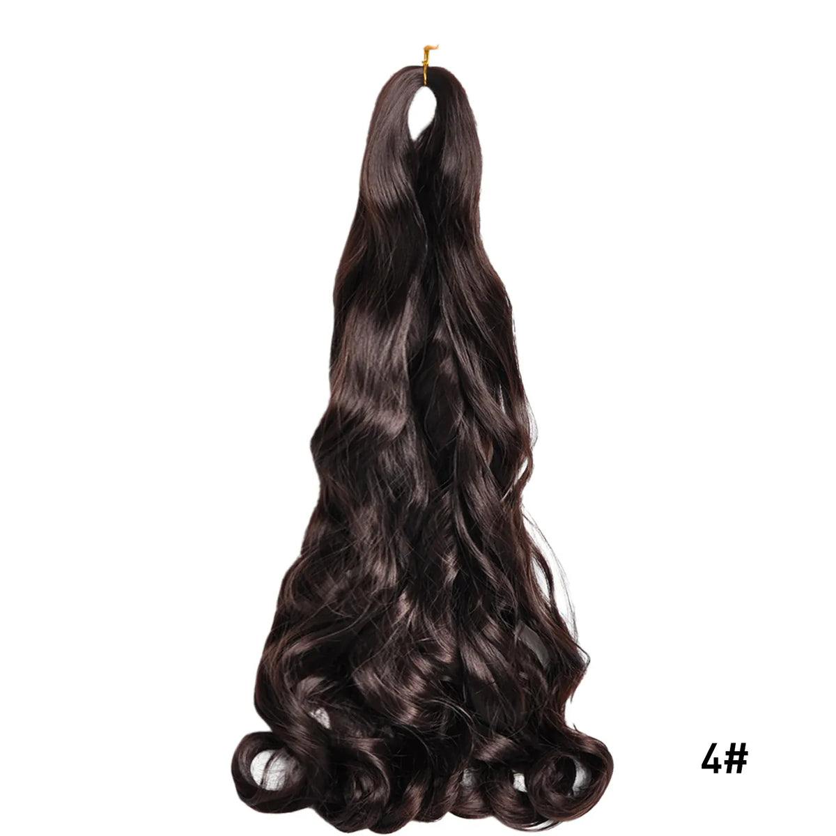 French Curls Braiding Hair Extensions Synthetic Hair Loose Wave Spiral Curl Braids High Temperature Ombre Pre Stretched Hair