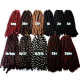 Full Star Crochet Braids Synthetic Hair Extensions Soft Faux Locs Black Brown Bug Color 70 G/Pack Crochet Hair for Women