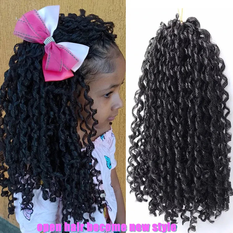 Full Star Crochet Braids Synthetic Hair Extensions Soft Faux Locs Black Brown Bug Color 70 G/Pack Crochet Hair for Women