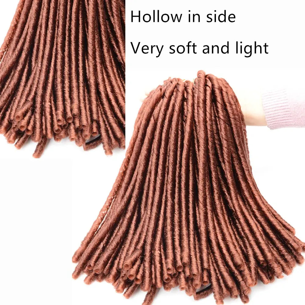 Full Star Crochet Braids Synthetic Hair Extensions Soft Faux Locs Black Brown Bug Color 70 G/Pack Crochet Hair for Women