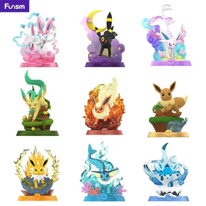 Funism Pokémon Eevee Adventure Blind Box Figure, Mystery Collectible Toy, Anime Desktop Display