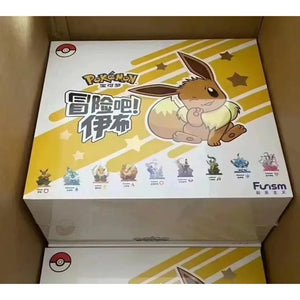 Funism Pokémon Eevee Adventure Blind Box Figure, Mystery Collectible Toy, Anime Desktop Display