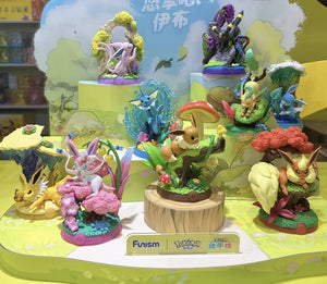Funism Pokémon Eevee Blind Box Figure, Anime Desktop Collectible, Mystery Box Toy